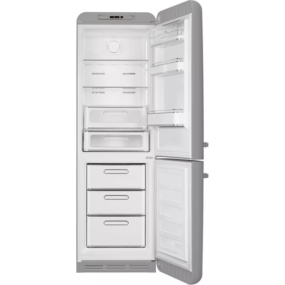 SMEG FAB32LSV6 332 Lt Total No Frost Ασημί Ψυγειοκαταψύκτης image 1