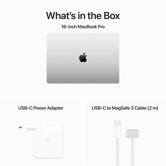 Apple MacBook Pro 16" M3 Max Chip QHD+ (Apple M3 Max 14 Cores/36GB/1TB SSD/30 Core GPU/macOS) Silver image 9