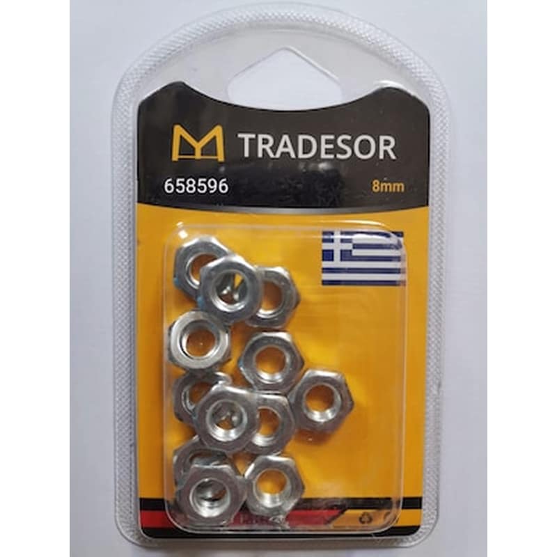 TRADESOR Σετ - Παξιμάδια - 8mm