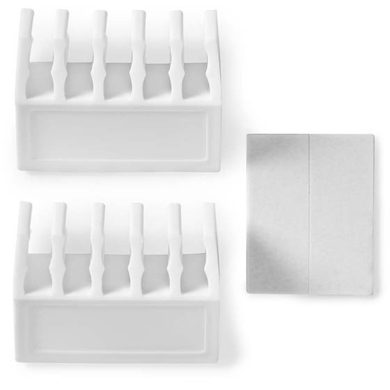 Clips Καλωδίων Nedis Cable Management 5 υποδοχές 2τμχ Λευκό image 0