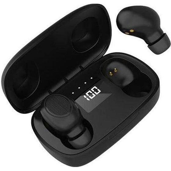Ακουστικά Bluetooth Lamtech TWS 5.0 - Μαύρα image 0