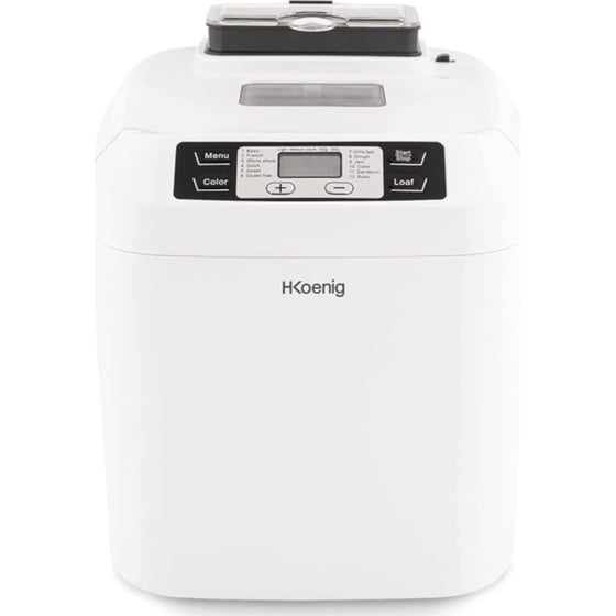 Αρτοπαρασκευαστής H.KOENIG BAKE340 550 W Λευκό image 0