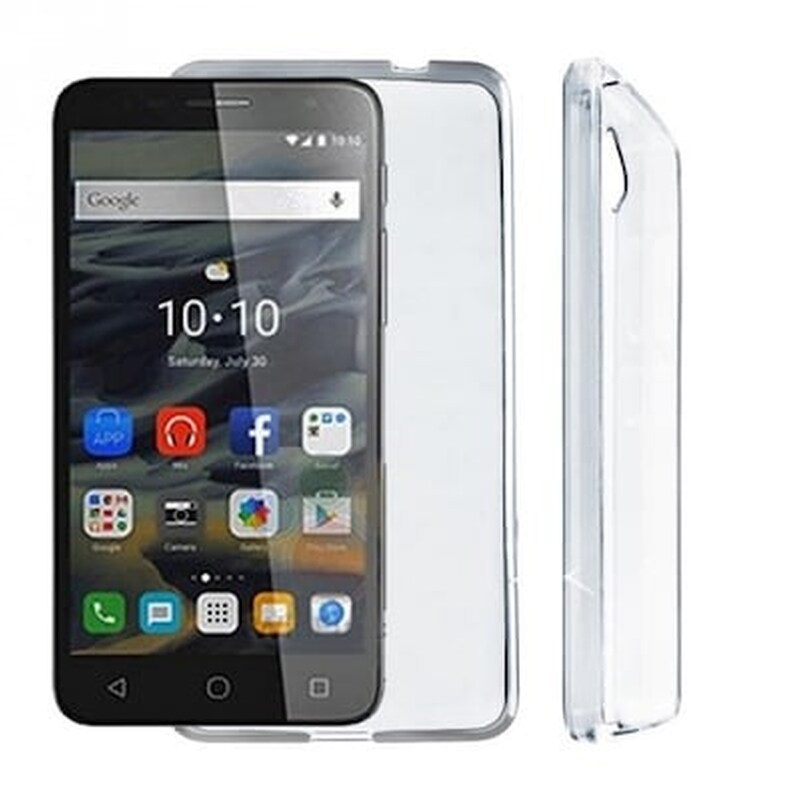 Θήκη Alcatel Pop 4 - Volte-Tel SlimColor TPU Back Cover Σιλικόνης - Διάφανη VOLTE-TEL