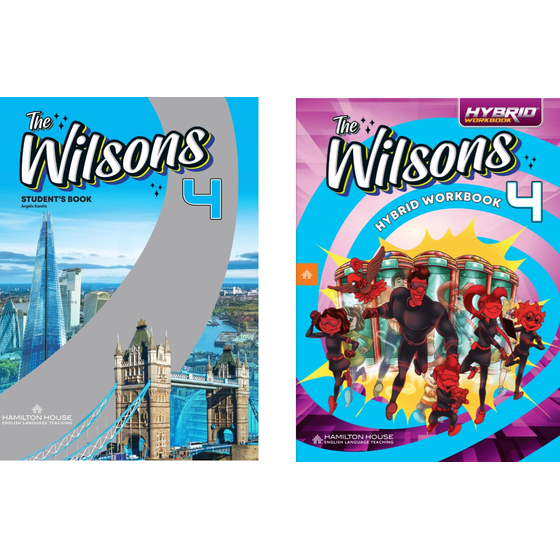 The Wilsons 4 - Student's Book and Hybrid Workbook Pack image 0