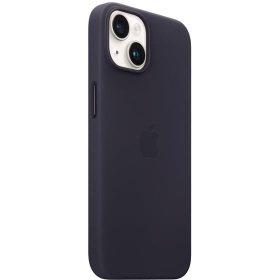 Θήκη Apple iPhone 14 - Apple Leather Case with MagSafe - Ink image 1