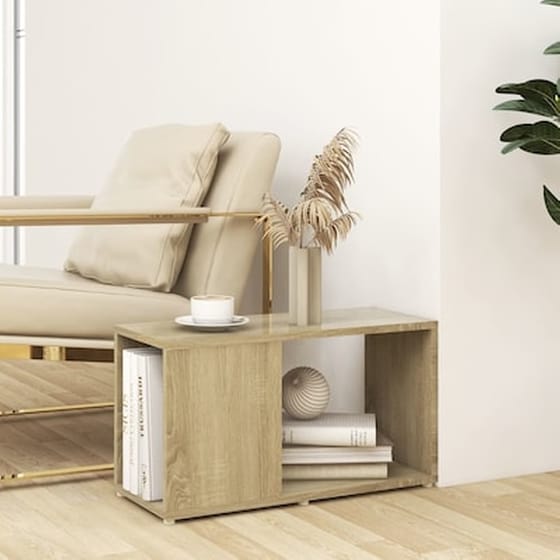 Vidaxl Έπιπλο Τηλεόρασης Sonoma Oak 60 X 24 X 32 Εκ. Από Μοριοσανίδα image 3