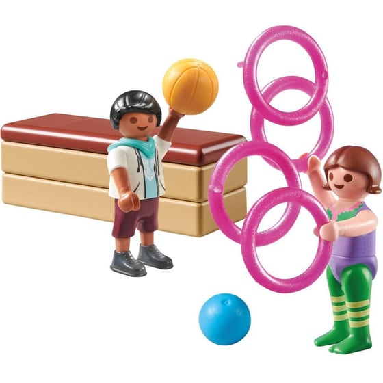 PLAYMOBIL® Προπόνηση Στο Γυμναστήριο (71757) image 1