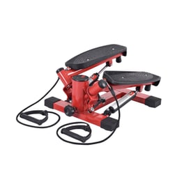 Mini Stepper Viking Twister 104134 Με Λάστιχα - Μαύρο/Κόκκινο