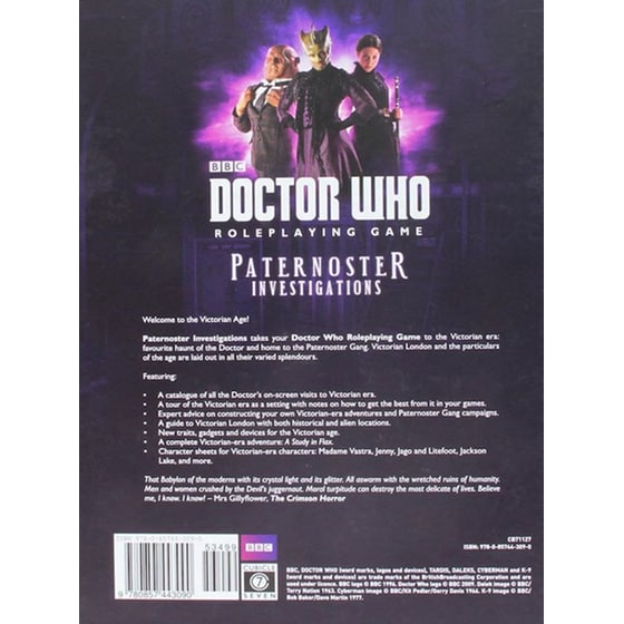 Doctor Who Roleplaying Game: Paternoster Investigations image 1