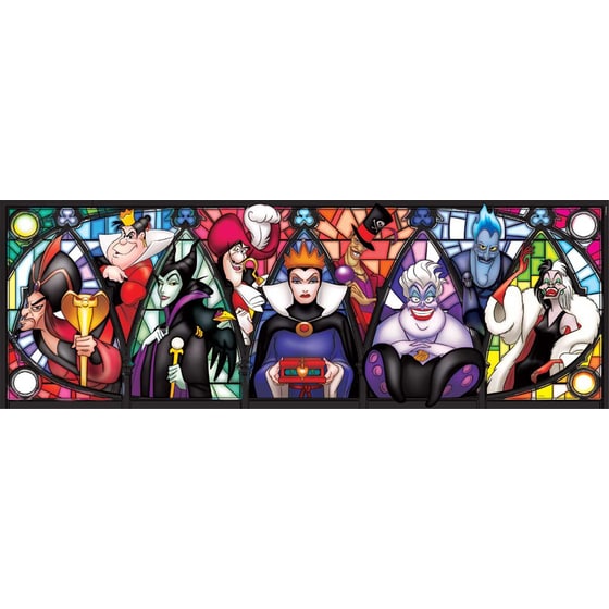 Παζλ Clementoni Panorama High Quality Collection Disney Villains - Compact Box (1000 Κομμάτια) image 1
