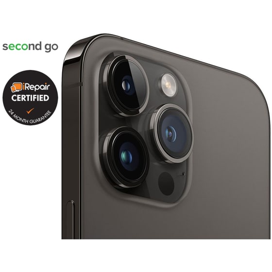 Μεταχειρισμένο Apple iPhone 14 Pro Max 128GB Space Black second go Certified by iRepair image 5