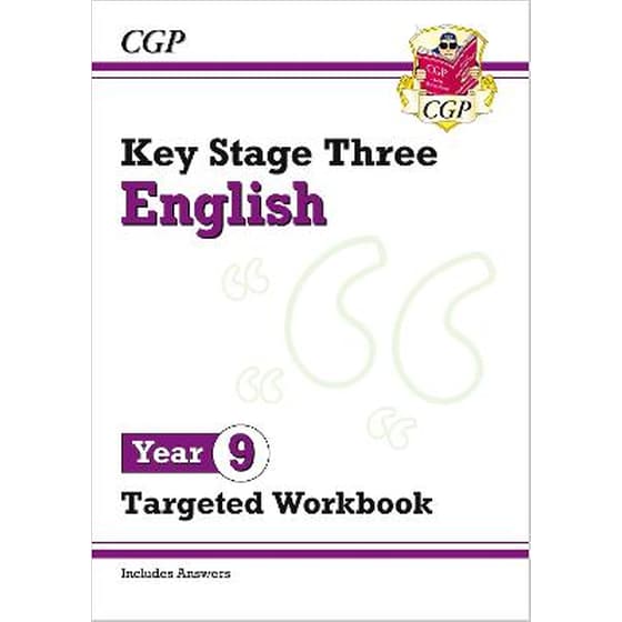 KS3 English Year 9 Targeted Workbook (with answers) image 0