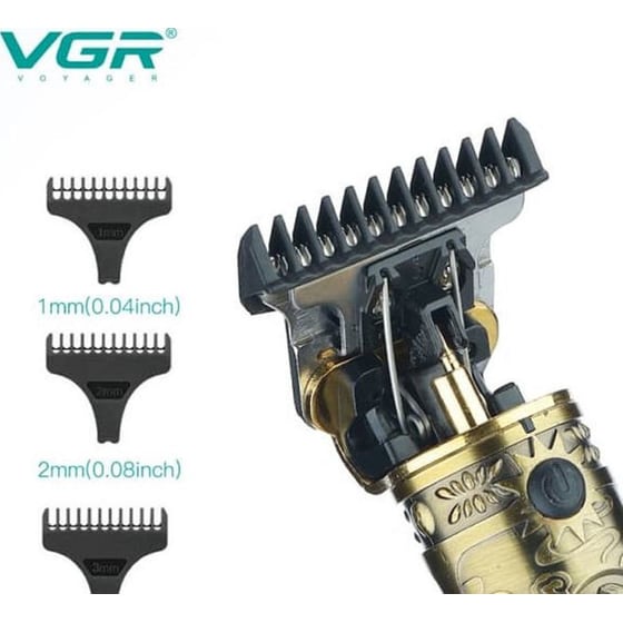 Κουρευτική Μηχανή HAIR VGR V-228 PROFESSIONAL Χρυσό image 3