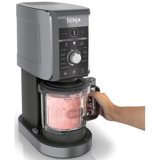 Παγωτoμηχανή Ninja® CREAMi® Deluxe NC501EU 800 W Ασημί image 3