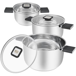 Σετ Κατσαρολάκια RESTO RE92214 6τμχ Inox