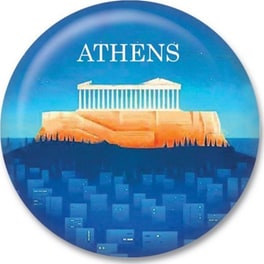 Μαγνήτης GNF THINKOFGREECE Αθήνα 3.8 cm