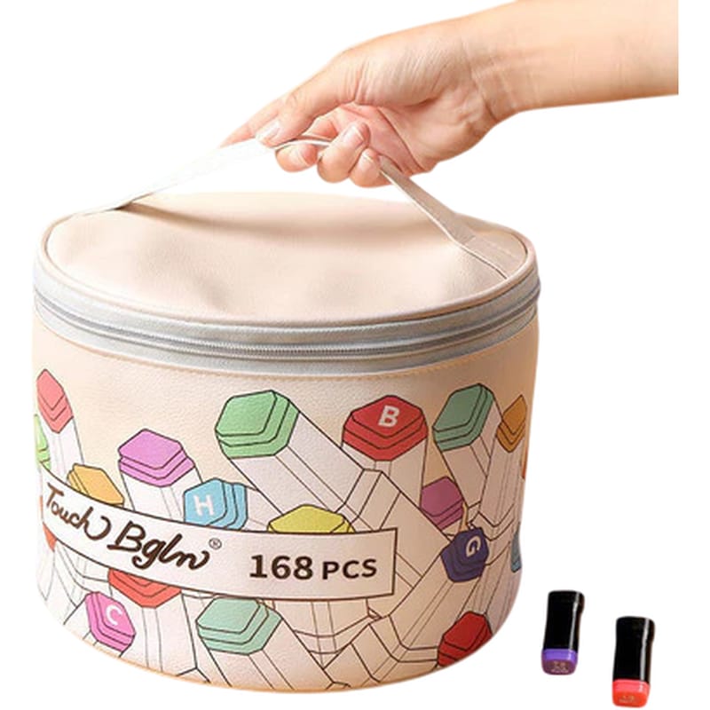TOUCH Μαρκαδόροι Ζωγραφικής Storage Bag Watercolor Pen (168 Τεμάχια)