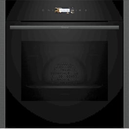NEFF B24CR31G0 71 Lt Μαύρο Εντοιχιζόμενος Φούρνος Άνω Πάγκου