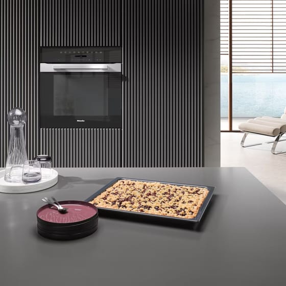 MIELE H 7260 B & KM 7361 FL 76 Lt Μαύρο Eντοιχιζόμενο Σετ Φούρνος και Εστία image 3