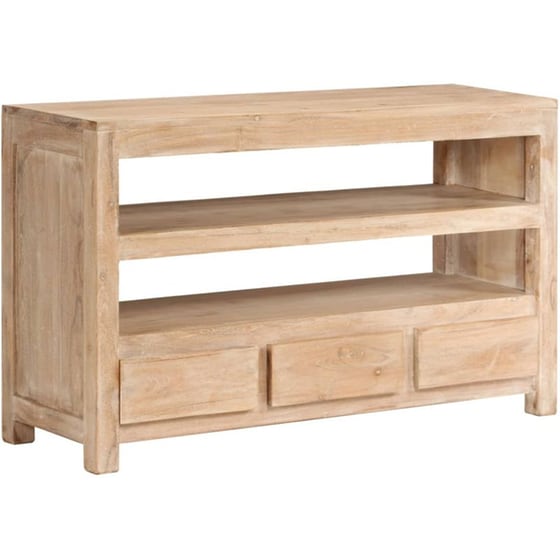 Έπιπλο Τηλεόρασης VidaXL από Ξύλο 90x30x55cm - Καφέ/Μπεζ image 5
