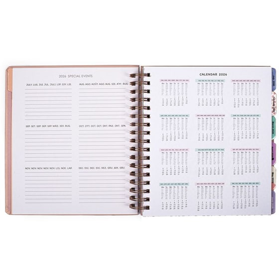 Ημερολόγιο Posh+Pop 2026 12Μ Σπιράλ Black And Bows image 5