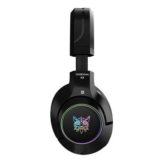 Onikuma K9 Gaming Ενσύρματα Ακουστικά 3.5mm/USB με RGB Φωτισμό - Μαύρα image 1