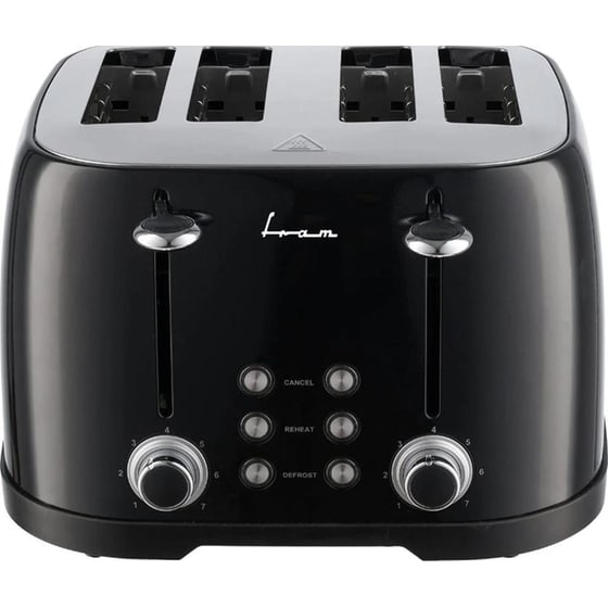 FRAM FTP-800BK 1600W 4 Θέσεων Μαύρο Φρυγανιέρα image 0