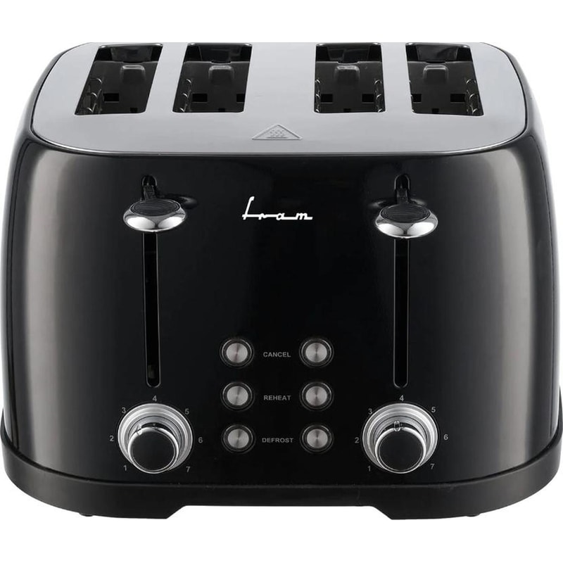 FRAM FRAM FTP-800BK 1600W 4 Θέσεων Μαύρο Φρυγανιέρα