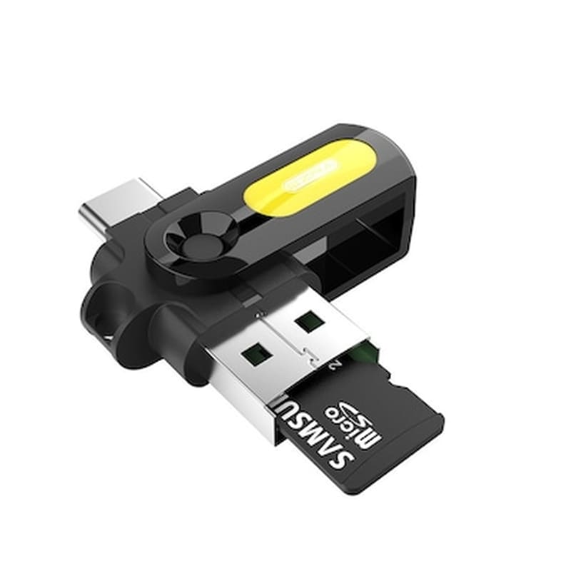 EZRA Mini Card Reader Type-c Με Θύρα Microsd Ezra Oc03