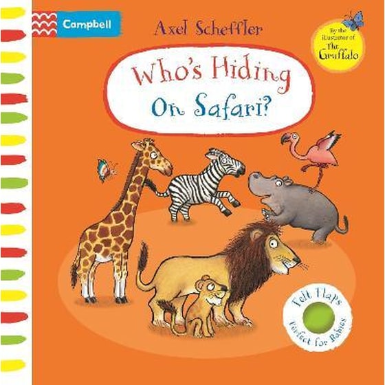 Who's Hiding on Safari?: A Felt Flaps Book image 0