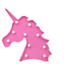 Kiokids Φωτιστικό Τοίχου Led Ροζ Μονόκερος 26x27εκ.