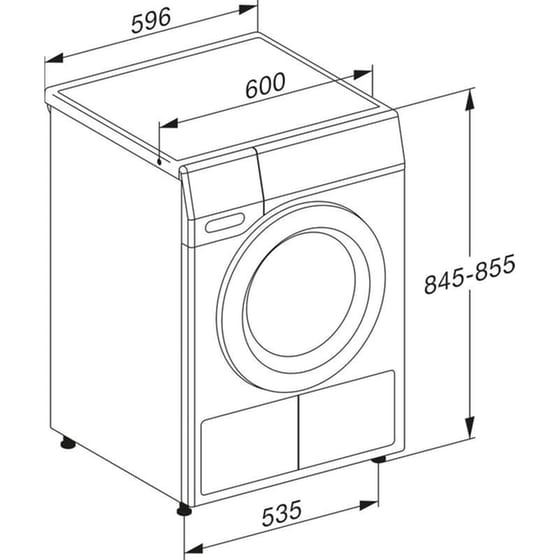 MIELE TEH795WP EcoSpeed 9 kg με Αντλία Θερμότητας Λευκό Στεγνωτήριο Ρούχων image 8