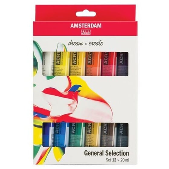 Talens Σετ 12 Ακρυλικών Χρωμάτων, 20 Ml/χρώμα image 0
