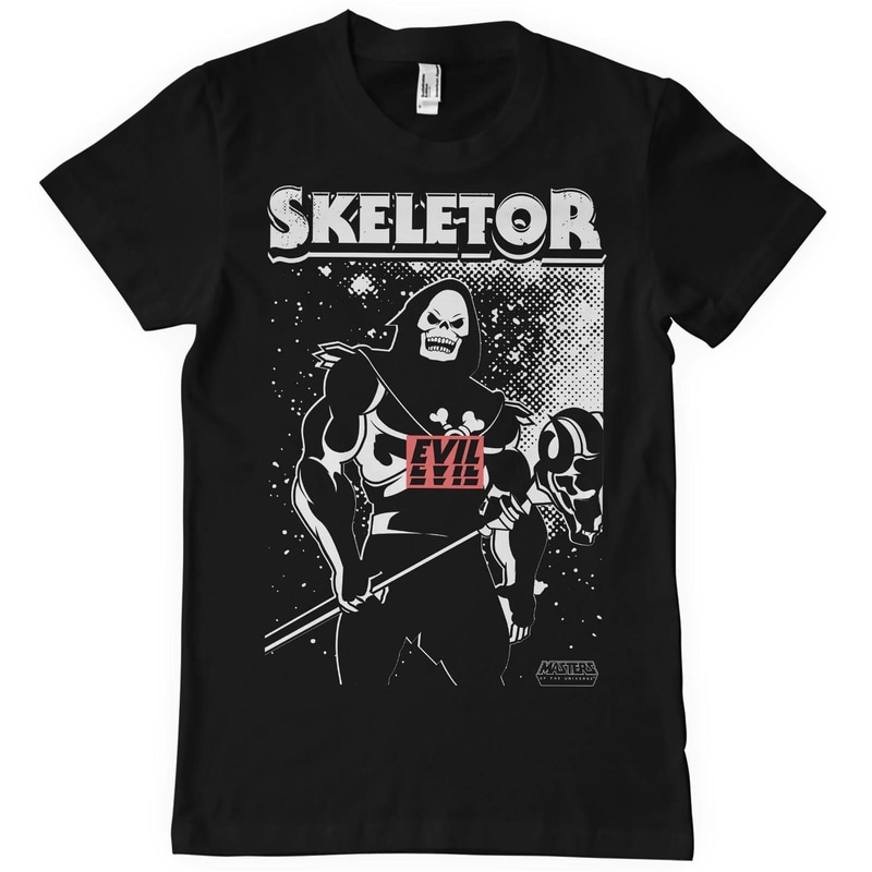 HYBRIS T-shirt Hybris Masters Of The Universe Evil Skeletor - Μαύρο