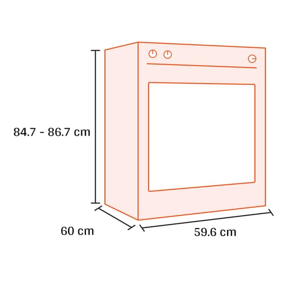 ELECTROLUX LKR64020MW SurroundCook 73 Lt Inox Ηλεκτρική Κουζίνα Κεραμική image 1