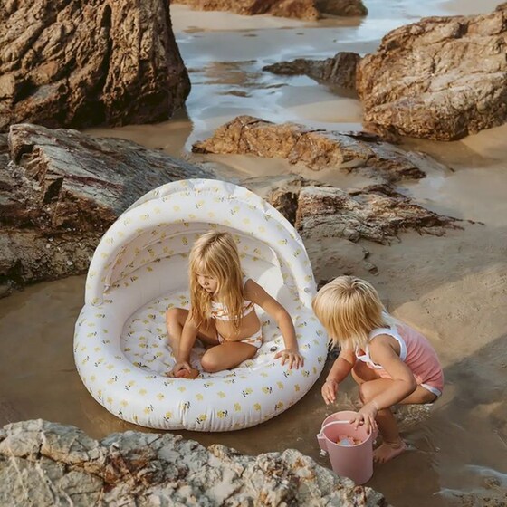 Φουσκωτή Παιδική Πισίνα SUNNYLiFE The Fairy Lemon 31Lt - Λευκή με Σχέδιο image 5