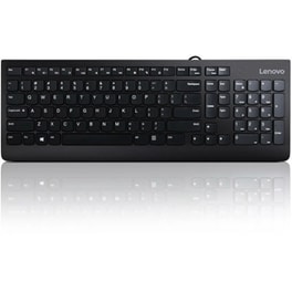 Lenovo 300 USB Ενσύρματο Πληκτρολόγιο Black (US)