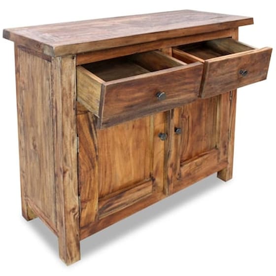 Μπουφές Vidaxl Ψηλός 75x30x65 cm Από Μασίφ Ανακυκλωμένο Ξύλο - Καφέ image 4