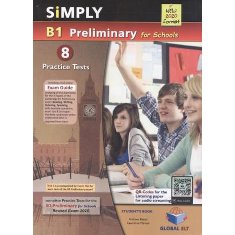 Simply B1 Preliminary for Schools Self Study 8 Practice Tests 2020
