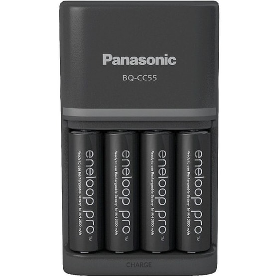 Φορτιστής Μπαταριών Panasonic Eneloop Pro BQ-CC55E Smart & Quick Σετ με 4x AA 2500 mAh image 2