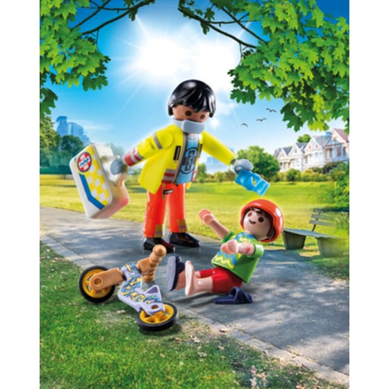PLAYMOBIL® City Life Διασώστης και παιδάκι (71245) image 5