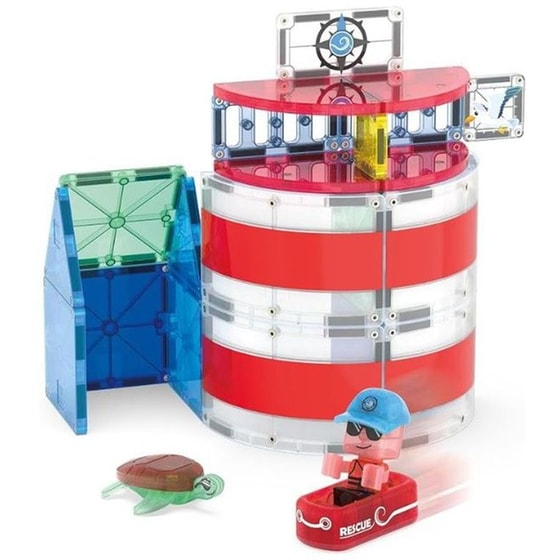 Μαγνητικό Παιχνίδι Magna-Tiles Lighthouse Rescue 26 Τεμάχια image 1