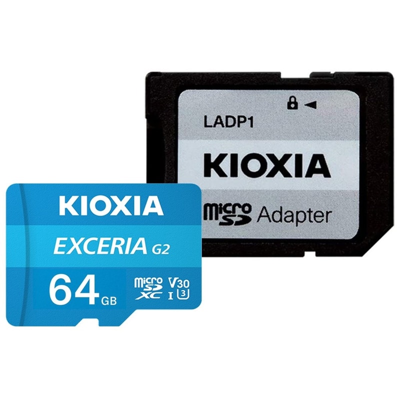 KIOXIA Kioxia Exceria G2 microSD 64GB U3 με αντάπτορα