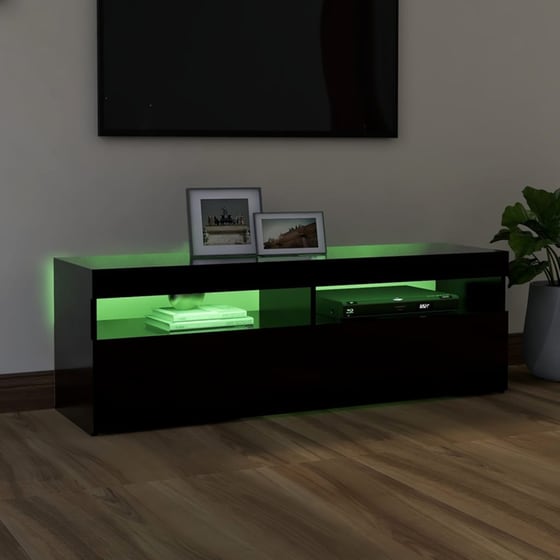 Έπιπλο Τηλεόρασης VidaXL από Μοριοσανίδα 120x35x40cm  - Μαύρο image 5