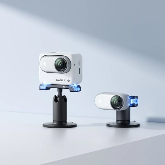 Βάση Στήριξης για Action Camera Insta360 GO3/3S Pivot Stand - Μαύρο image 6
