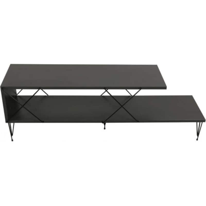 Έπιπλο Τηλεόρασης 24Mall Strada από Μοριοσανίδα 120x30x40 cm - Ανθρακί 24MALL