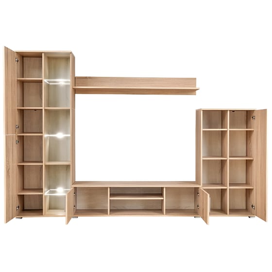 Έπιπλο Τηλεόρασης VidaXL από Μοριοσανίδα 260x30x180cm - Μπεζ image 6
