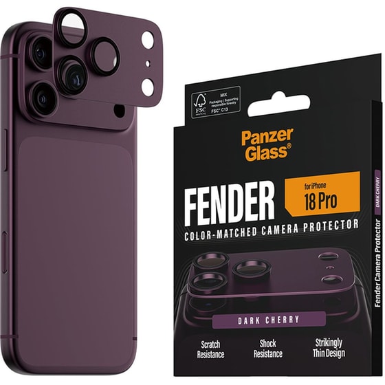 Προστατευτικό καμερών Apple iPhone 18 Pro - PanzerGlass Fender Camera Protector - Purple image 5