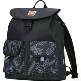 Τσάντα Πλάτης Lego Bags Tribini Happy Μαύρο/Γκρι