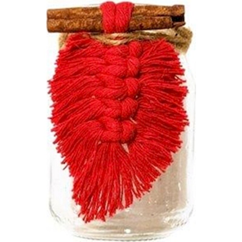 Boho Γυαλα Ρεσω Χριστουγεννιατικο Κοκκινο